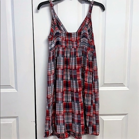 Faded Glory Sun Dress Size S Plaid - Picture 4 of 5